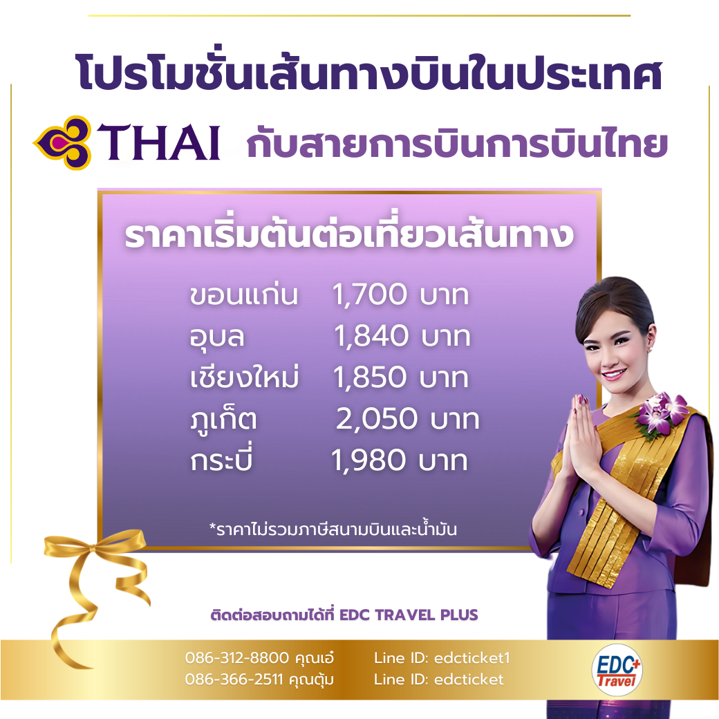 โปรบินภายในกับการบินไทย