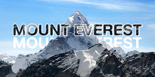 ยอดเขาเอเวอเรสต์ ( Mount Everest) 