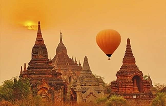 ทัวร์พม่า มหัศจจย์ BAGAN นั่งบอลลูนชมเมืองพุกาม