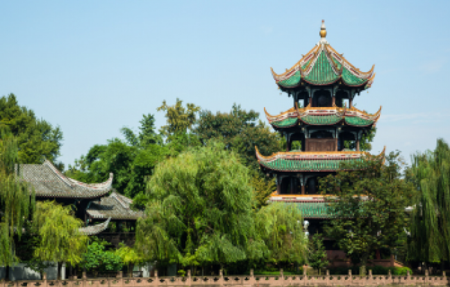 CHINA เฉิงตู หุบเขาสี่ดรุณี ปี้เผิงโกว อุทยานสวรรค์ต๋ากู่ปิงชวน